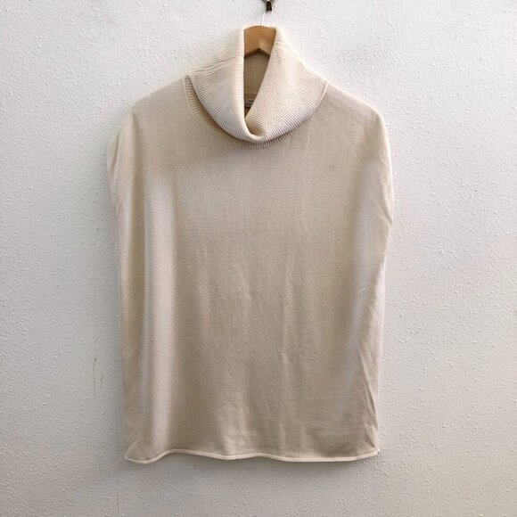 ROBERT RODRIGUEZ Sleeveless Short Sleeve Turtleneck Silk/ Wool Blend Sweater Siz - Picture 1 of 7